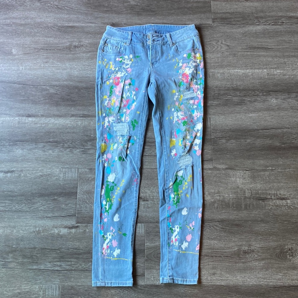 NY & CO. Painted Jeans